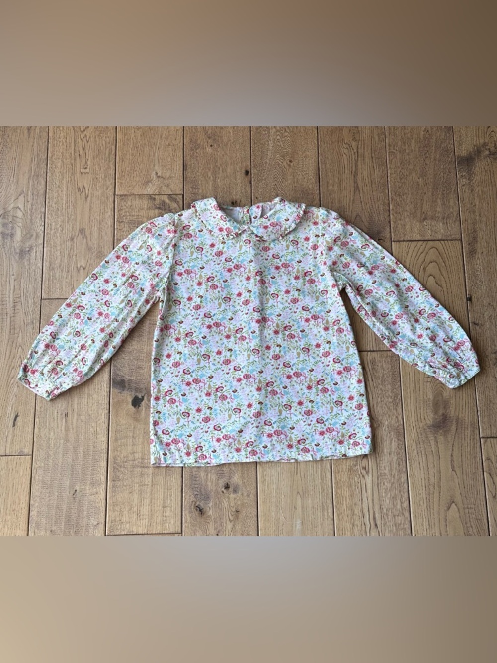 Little English Ruffled Peter Pan Blouse size 7